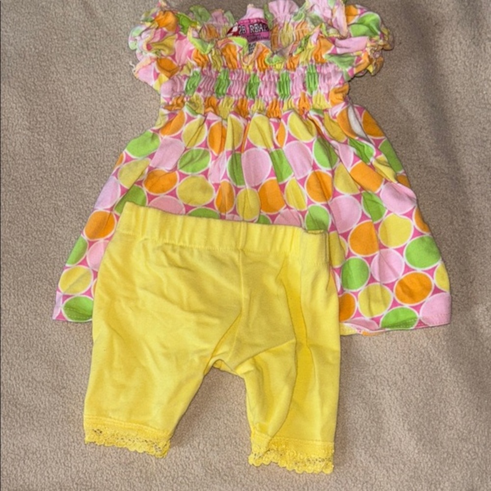 Baby Girl's Colorful Dress Set